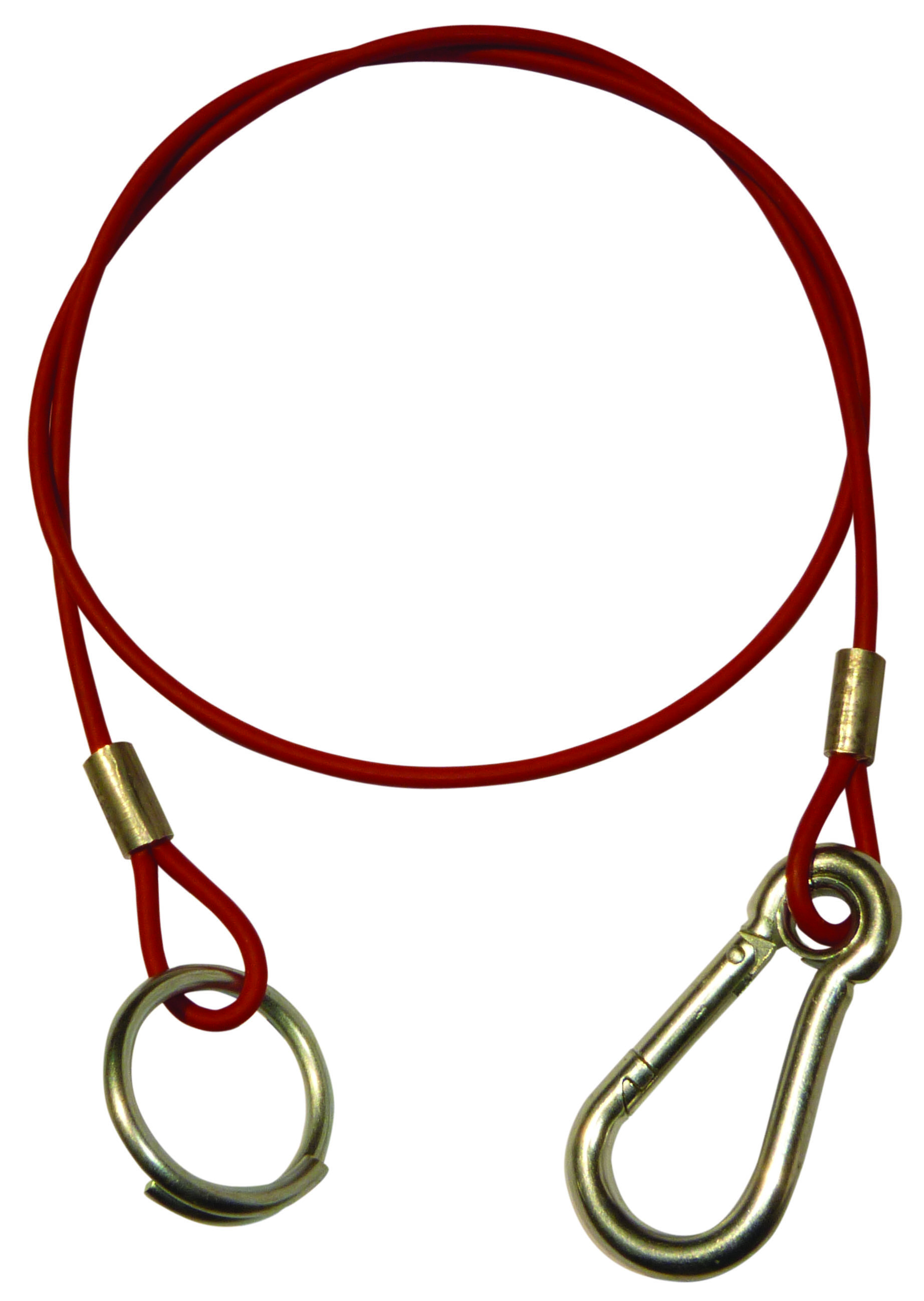 Breakaway or snatch cables for trailers - industrial version and red/high-vis yellow coated, plus ma...