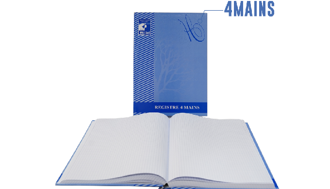 Registre A4 4Mains Papier Haut de gamme brochure rembordée rigide couvertur...