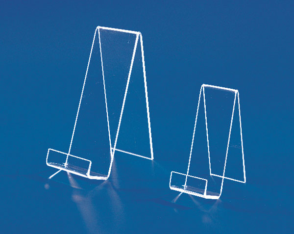 Idéal pour présenter tous objets, plats, rigides en position inclinéeTrès stablePlexi épaisseur 2 mm...