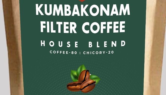 Kumbakonam Filter Coffee is a perfect mix of 80% coffee and 20% chicory Blend of choicest Arabica an...