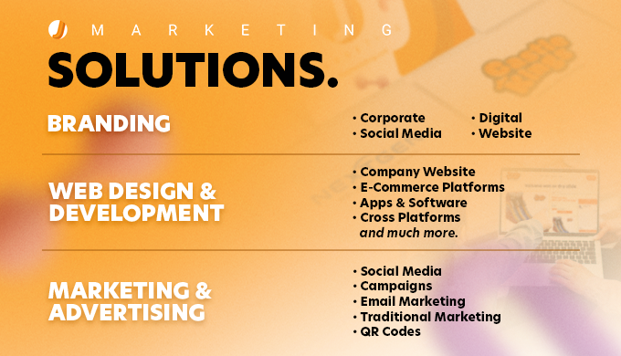 BRANDING & DESIGN We provide exceptional designs that creatively and professionally tell a brand...