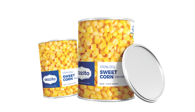 Canned & Pouch Pack: The maize used to make Aazito's boiled kernel sweet corn is all-natural and...
