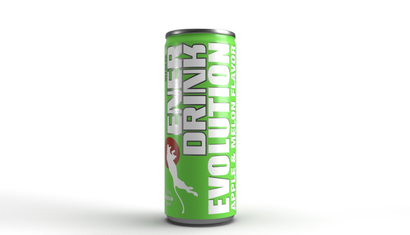 Boisson Énergétique 25cl. Apple & Melon Flavor.