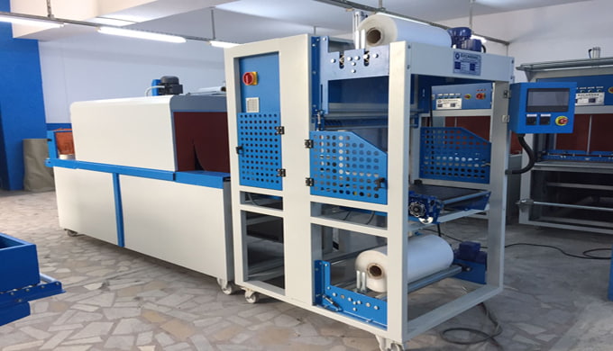 K 2 Önden Beslemeli Otomatik Shrink Ambalaj Makinaları dakikada 8-10-12 pakete kadar olan ambalajlam...