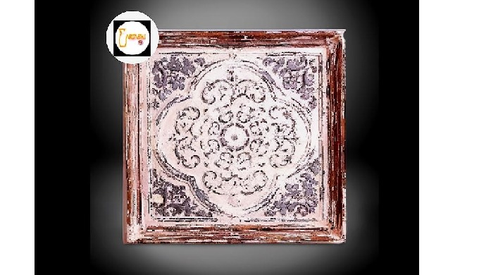 Wall wall decor. Item code: AMM818. Hand crafted in premium wood. Finish : Antique white with grey. ...