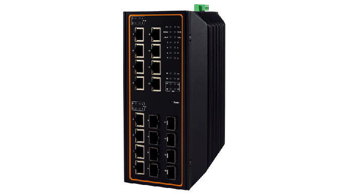 20-Port High-Bandwidth Industrial Managed Gigabit PoE Switch Designed to be adaptive, with unprecede...