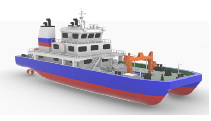 3Dプリント船モデル