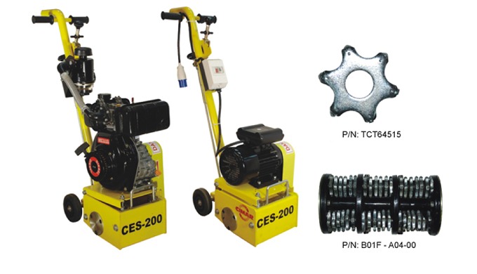 CIMAR Scarifier CES-200 series (Made in Singapore by Teesin Machinery Pte Ltd) CIMAR scarifier comes...