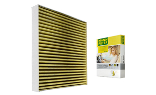 The new FreciousPlus cabin filters from MANN-FILTER guarantee drivers and passengers cleaner air by ...