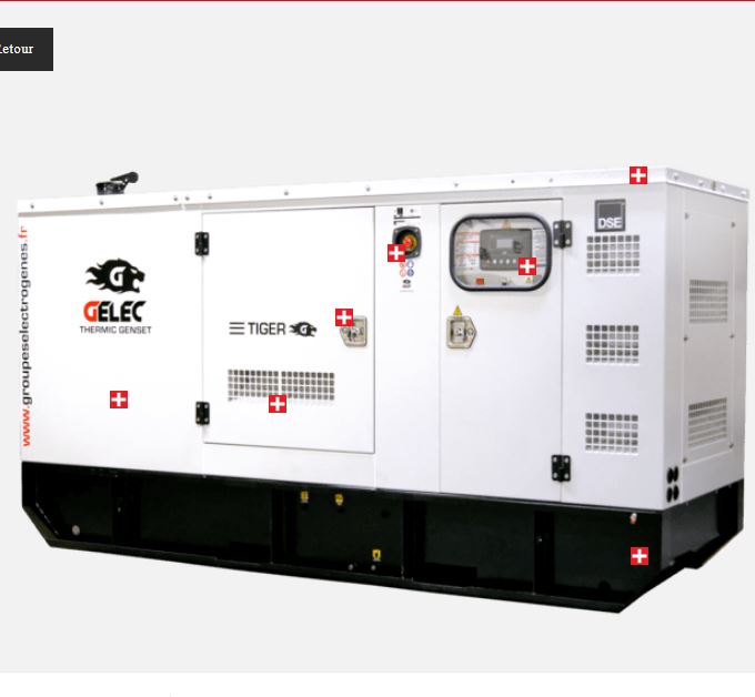 Groupe Électrogène Diesel Tiger 110YC – 110 KVA