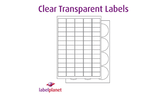 Clear Labels & Transparent Labels