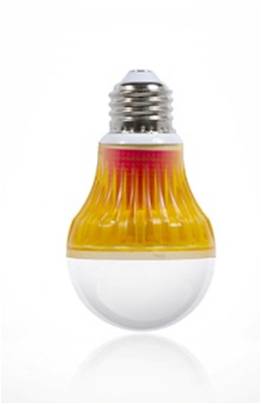 Unlike general LED Bulbs, it implements two tone color, and illuminates delicate light from the back...
