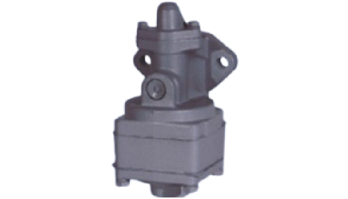 From converting valve empty and full load receiving control signals, switching brake pressure on the...