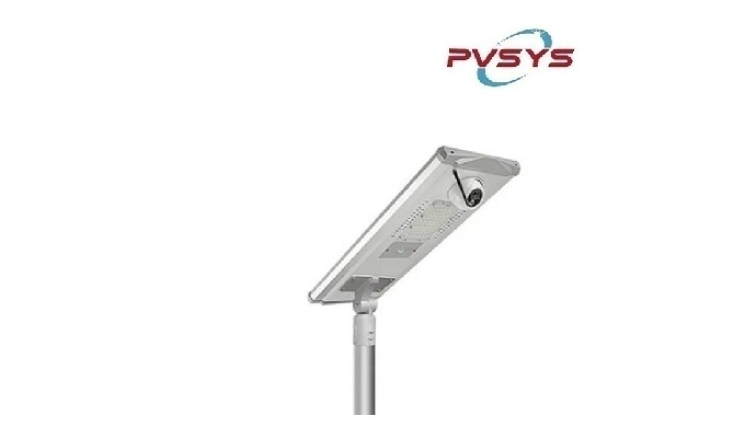PVSYS Alt i ett solcellegatelys med kamera 1. Slå først på solcellegatelampen, installer den på sted...