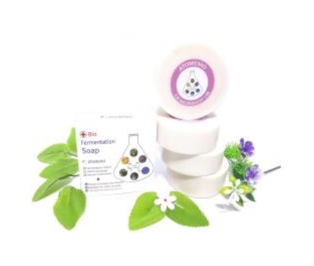 The ATOMEMO Bio fermented soap is excellent in moisturizing and cleaning power, Natural herbal ferme...