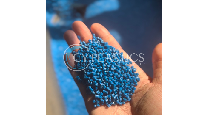 HDPE Re-Pellets (Blue) Blue HDPE Re-Pellets, derived from recycled plastic waste, ideal for manufact...