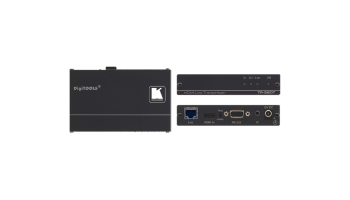Transmisor HDMI 4K60 4:2:0 HDCP 2.2 con RS–232 e IR sobre HDBaseT de Largo Alcance