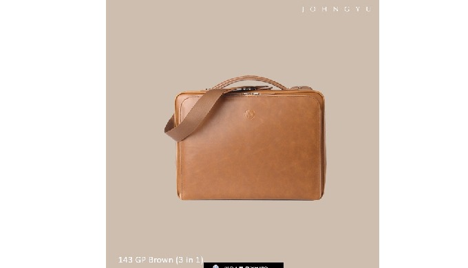 3-in-1 leather bag briefcase, cross bag, backpack size info depth 10.5cm x height 28.5cm x wide 30.5...