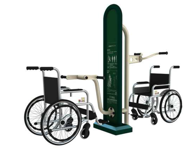 Máquina de ejercicio para personas discapacitadas: Pull-up rack and hand wheel. *Opción de personali...