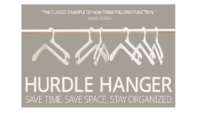 Meet Hurdle Hanger, our innovative take on an all-purpose hanger. It's designed to help you organize...