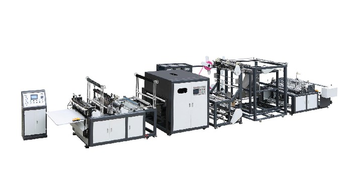 1. Full automatic non woven bag manufacturing machine, with loop handle online, and also able to mak...