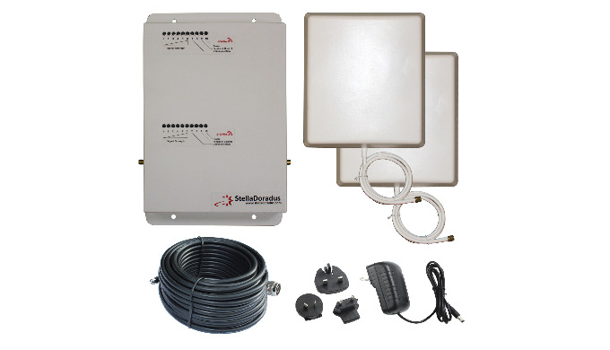Amplificatore di segnale 3G,4G/LTE a 1800/2100MHz ad un'uscita.
