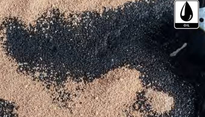 EcoDry hydrophobic granulated absorbent