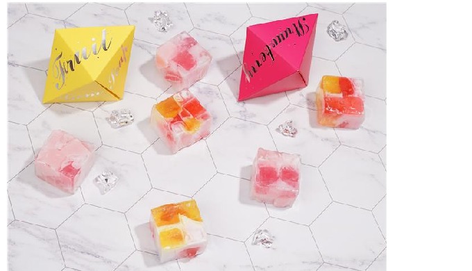 Strawberry Gem Soap -Strawberry Gem Soap that yields a rich strawberry scent is a skin solution for ...