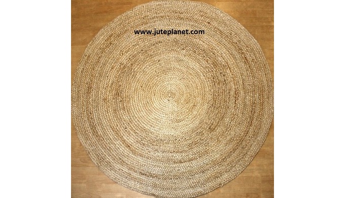 We are largest manufacturer and exporter of round jute rugs from India. Our round jute rugs are made...