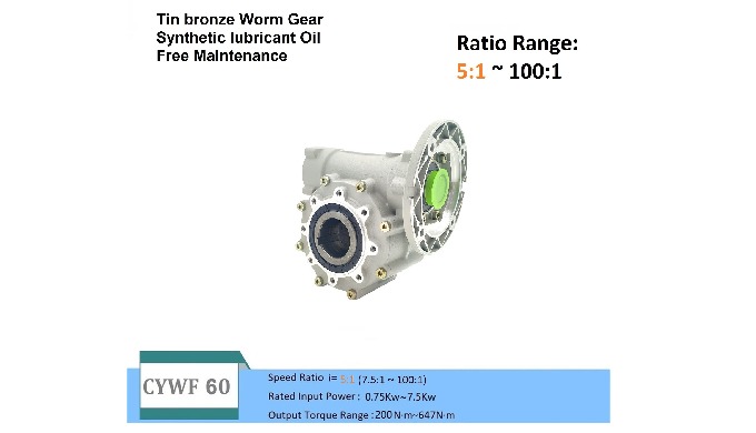 Key features • ABB、SIEMENS and other high-end motors can be installed together with our worm gearbox...