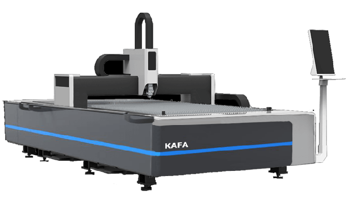 Kafa G Series is a fiber laser cutting machine for Aluminum, Carbon Steel Sheet, Stainless Steel She...
