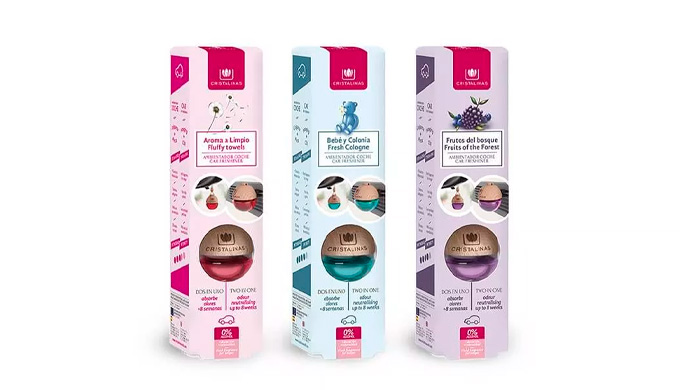 El Pack Top ventas de ambientadores de coche, está compuesto por los 3 aromas preferidos por excelen...