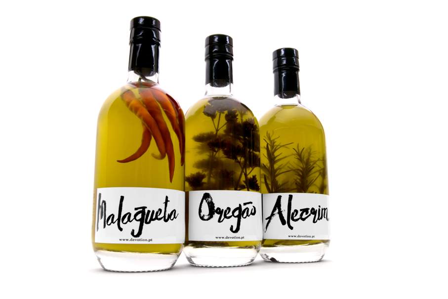Azeite Extra Virgem Aromatizado: disponível com Alecrim, Oregão ou Malagueta. Infusões Biológicas co...