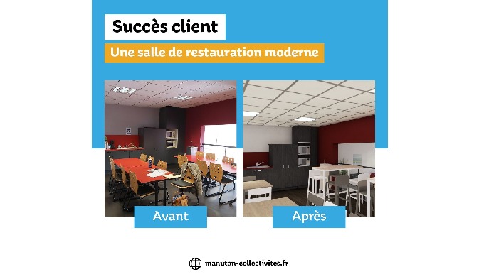 Projet d&rsquo;am&eacute;nagement : une salle de restauration moderne