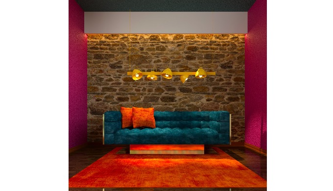 Arredamento di interni stile eclettico