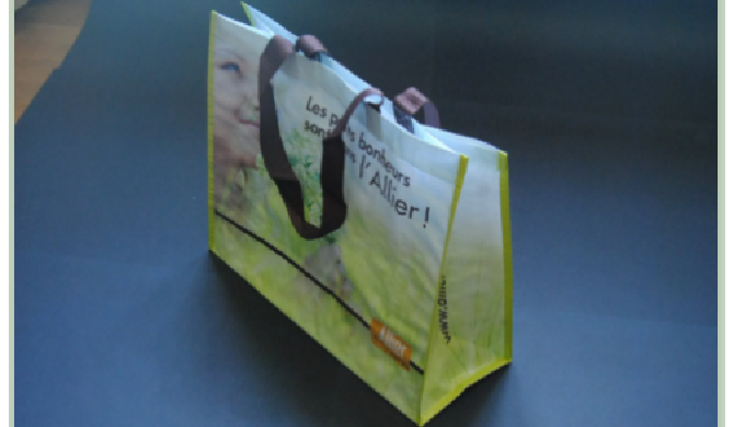 Bolsas ecológicas de rafia reutilizables Bolsas en tejido de alta resistenc...