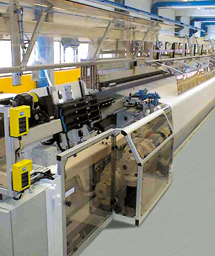 Most up to date loom for press felt weaving. Designed for today's seamed felts including features as...