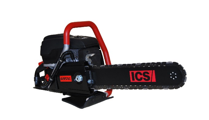 ICS Tronçonneuse thermique 695 XL PG 40 à chaîne diamantée