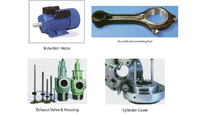 All kinds of spares for Marine & Power Plant engine - Cylinder cover - Exhaust Valve & Housi...