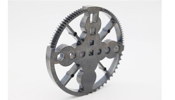 Precision-Cut Steel Gear Component – Industrial Machine Part