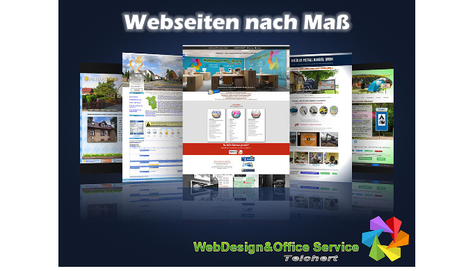 Erstellung individueller Webdesigns für private Homepages und geschäftliche Websites. Website-Hostin...
