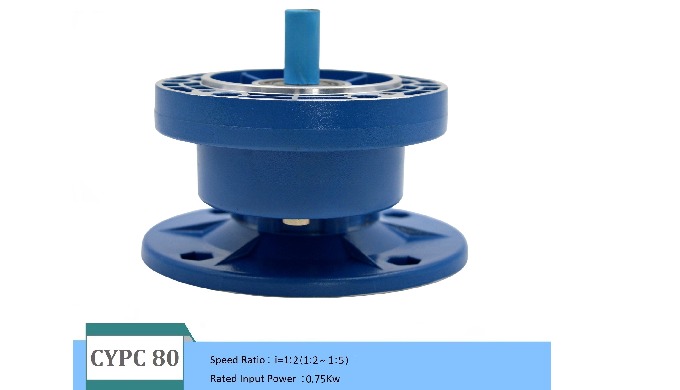 CHENYUE Worm Gearbox CYPC80 Speed Ratio 3:1 Free Maintenance,Fully Sealed,No Need to Refuel for Life