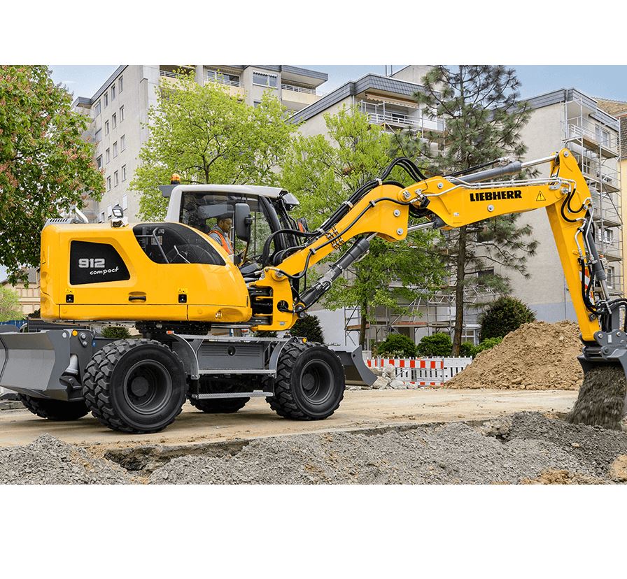Pelle sur pneus Liebherr A 912 Compact