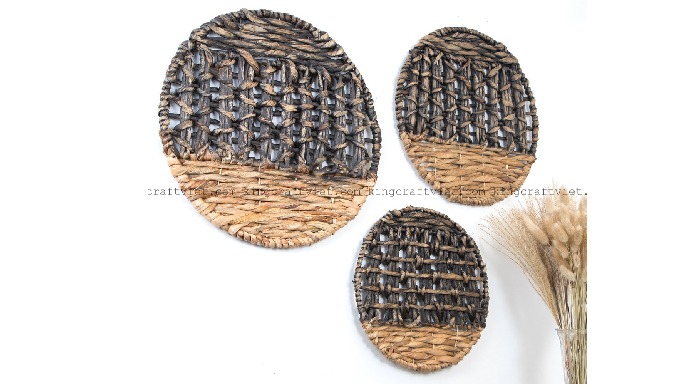 FROM THE ARTISANS HANDS TO YOUR HOME Vintage or boho baskets were specially made for African wall de...