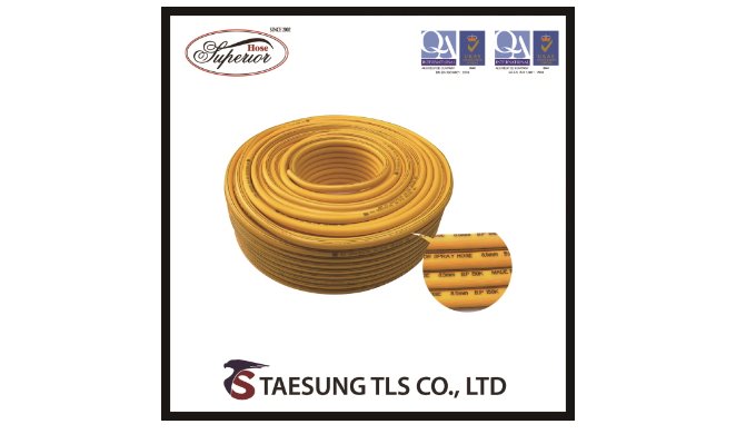 TAESUNG TLS CO.,LTD PVC HIGH PRESSURE SPRAY HOSE - made in korea l APPLICATION l - Transportation of...