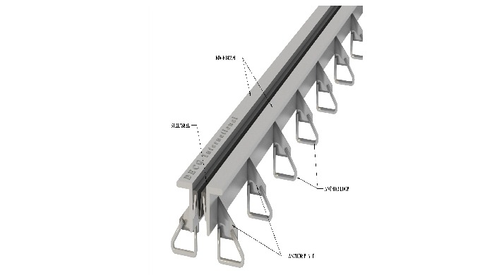 The Strip Seal Expansion Joint System consists of a rubber gland, mechanically tightened between two...