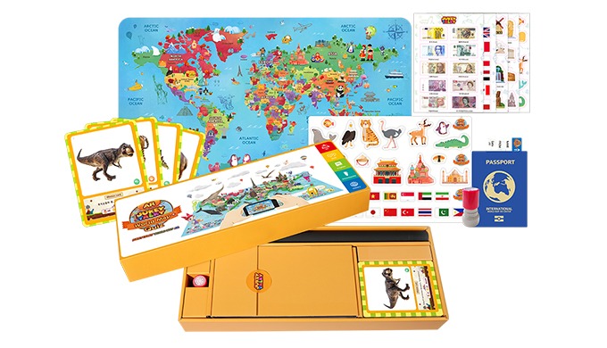 AR, JUKEYTALKY World map AR Quiz, Educational Toys (by STUDIO W Co.,Ltd)