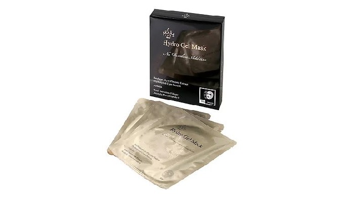 A hydrogel-type mask that provides non-sticky, refreshing and moist feeling, and contains a marigold...