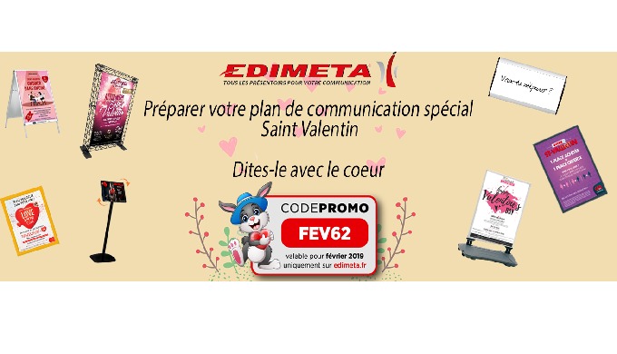Profitez du mois de f&eacute;vrier et de la f&ecirc;te des amoureux pour pr&eacute;parer votre plan de communication sp&eacute;cial Saint Valentin ! 