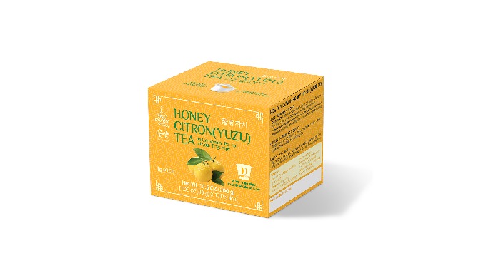 Honey Citron Tea 300g is a convenient Korean fruit tea packed in 10 individ...